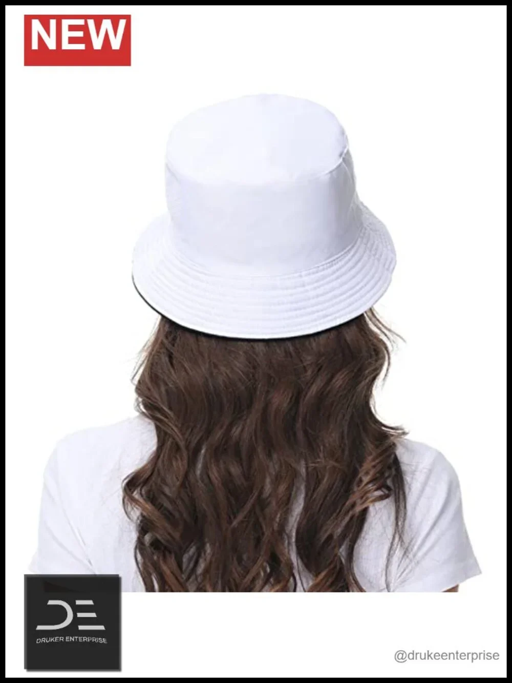 Reversible Bucket Hat Summer Beach UV Protection Outdoor Cap